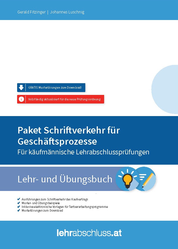 Paket Schriftverkehr für Geschäftsprozesse